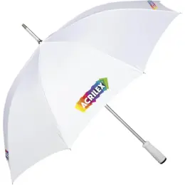 Cloudburst Auto-Open Umbrella Solid White